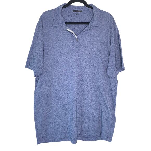 Travis Mathew Blue Speckled Polo XL - Picture 1 of 10